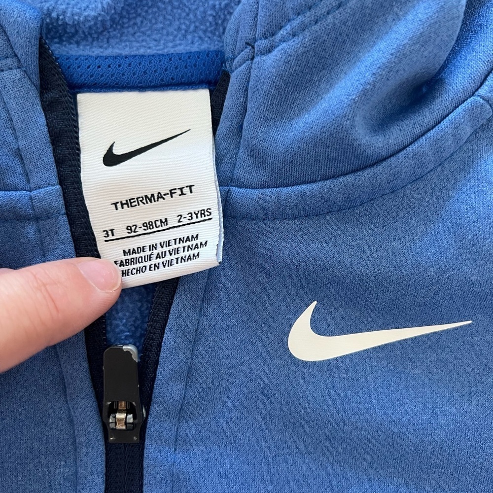 Nike Kids Blue Hoodie - Picture 6 of 6